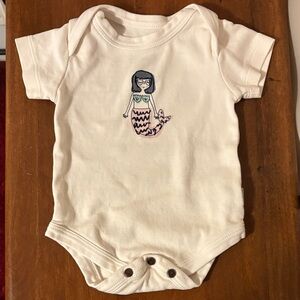 Adorable Cream Mermaid Bodysuit